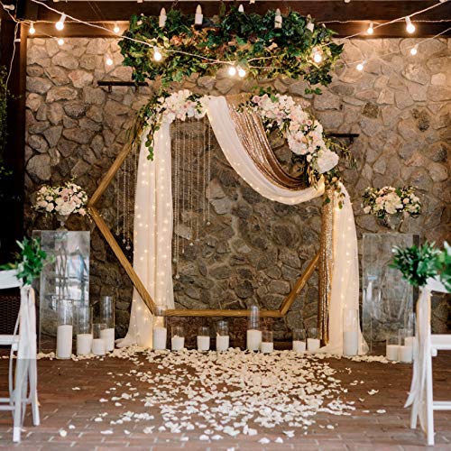 1000 Pcs Ivory Artificial Silk Rose Petals for Weddings & Parties