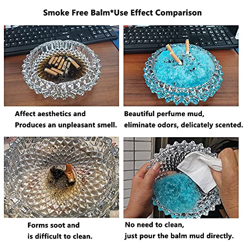 Smokeless Ashtray Sand for Cigarettes - Odor Eliminator & Fire Safety
