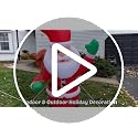 Holiday Essence 6 Ft Inflatable Santa Claus Outdoor Christmas Decoration with LED Lights