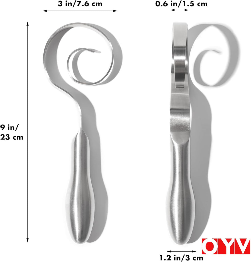 OYV Dough Whisk - 18/10 Stainless Steel Danish Whisk for Sourdough, Cookies & Pastry | 9" Dishwasher Safe
