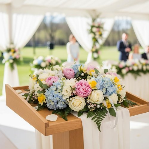 Floral Foam Ring - 11.2 Inch Wet Flower Foam Base with 4 Suction Cups | Ideal for Wedding Decor & Centerpieces
