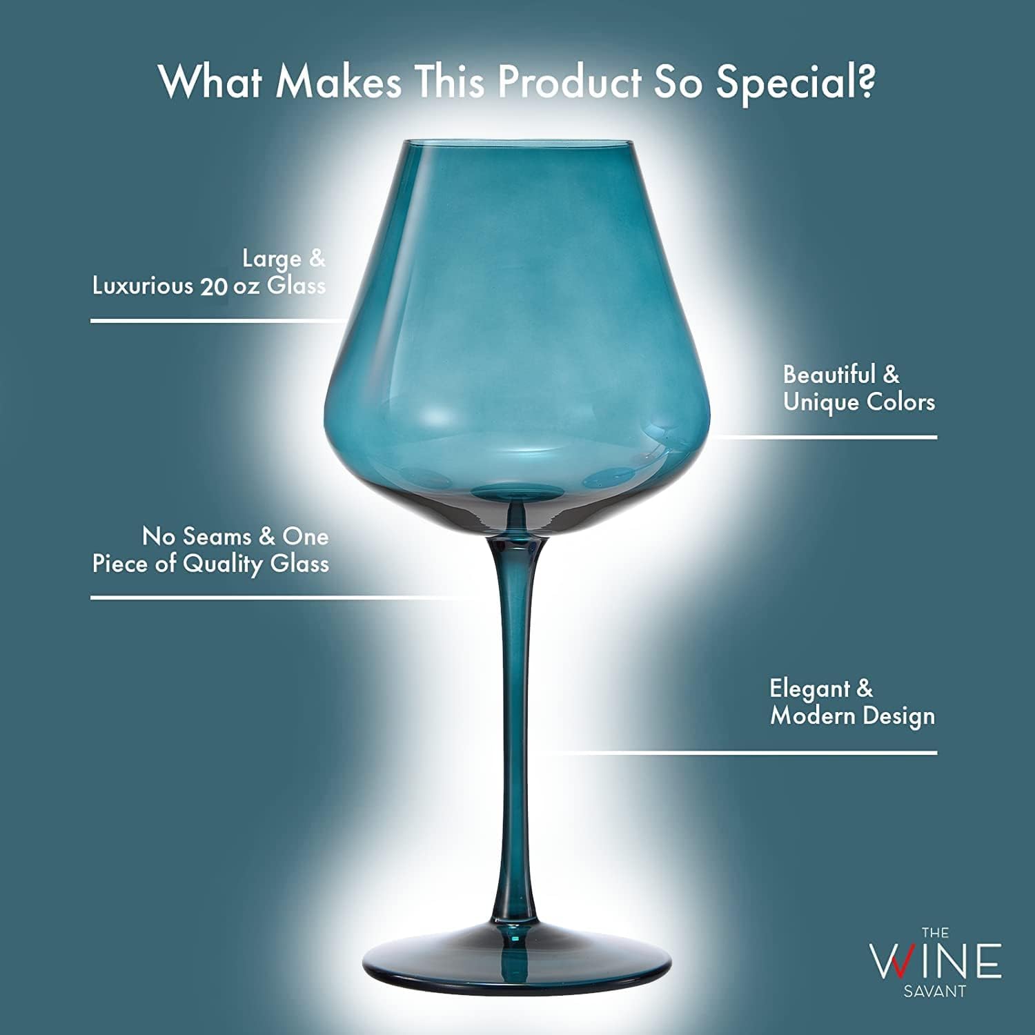 Red Ruby Crystal Wine Glasses Set of 2, Elegant 20oz Tall Drinkware, Glassware for Hosting and Gifting, Sophisticated Italian-Inspired Barware Party Gift to Wife, Mom, or Friend