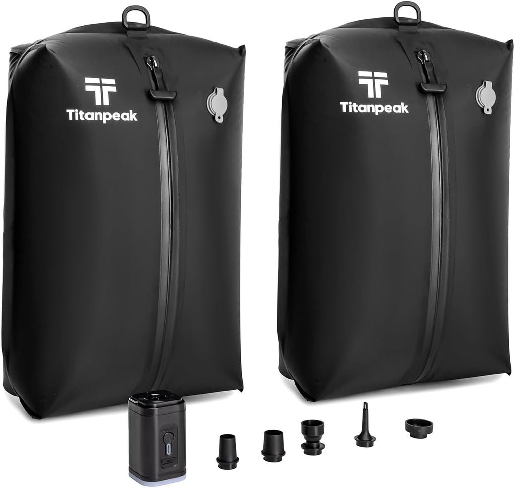 Skiennix Vacuum Bags for Travel Luggage - Reusable Waterproof Compression Bags (2PCS + 1 Pump)