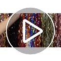 CYLMFC Laser Black 3 Pack 3.3ft x 6.6ft Foil Curtain Backdrop - Sparkly Fringe Photo Booth Props