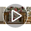 Artoid Mode 13x36 Inch Poinsettia Holly Leaves Christmas Table Runner