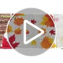 Pedenty Colonial Fall Leaves Table Runner 72x13 Inches - Autumn Maple Decor