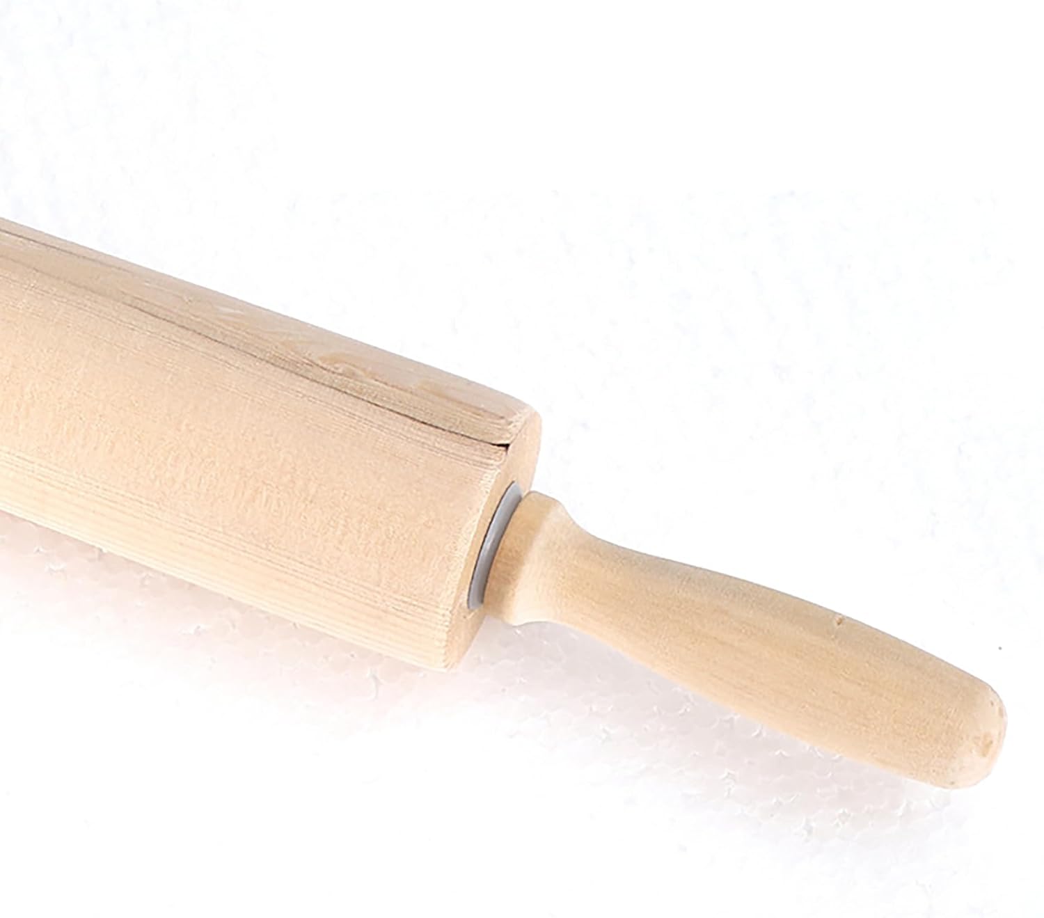 Skiennix 13.8 Inch Wooden Rolling Pin - Perfect for Kneading Dough for Bread, Pizza & Cookies