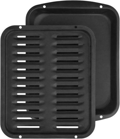 Broiler Pan for Oven by [Brand Name] - Nonstick Ceramic Coated 16.75” x 13” | Heavy Duty Heat Resistant Up to 550°F