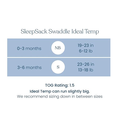 HALO Baby Sleepsack Swaddle - 3-Way Adjustable Wearable Blanket, TOG 1.5, Ombre, Newborn 0-3 Months