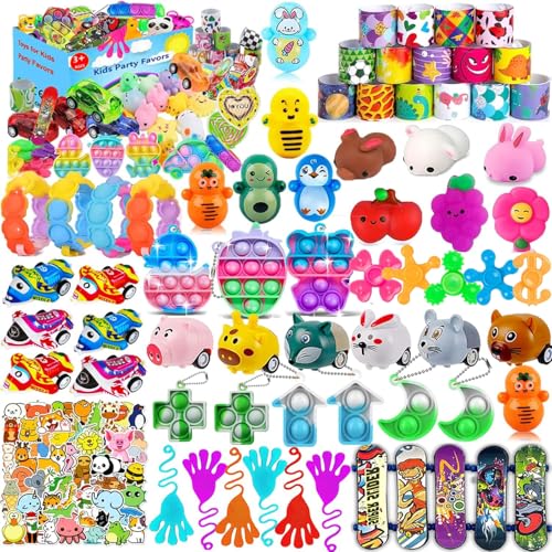 117-Piece Party Favor Toy Set for Kids, Classroom Prizes & Goodie Bags