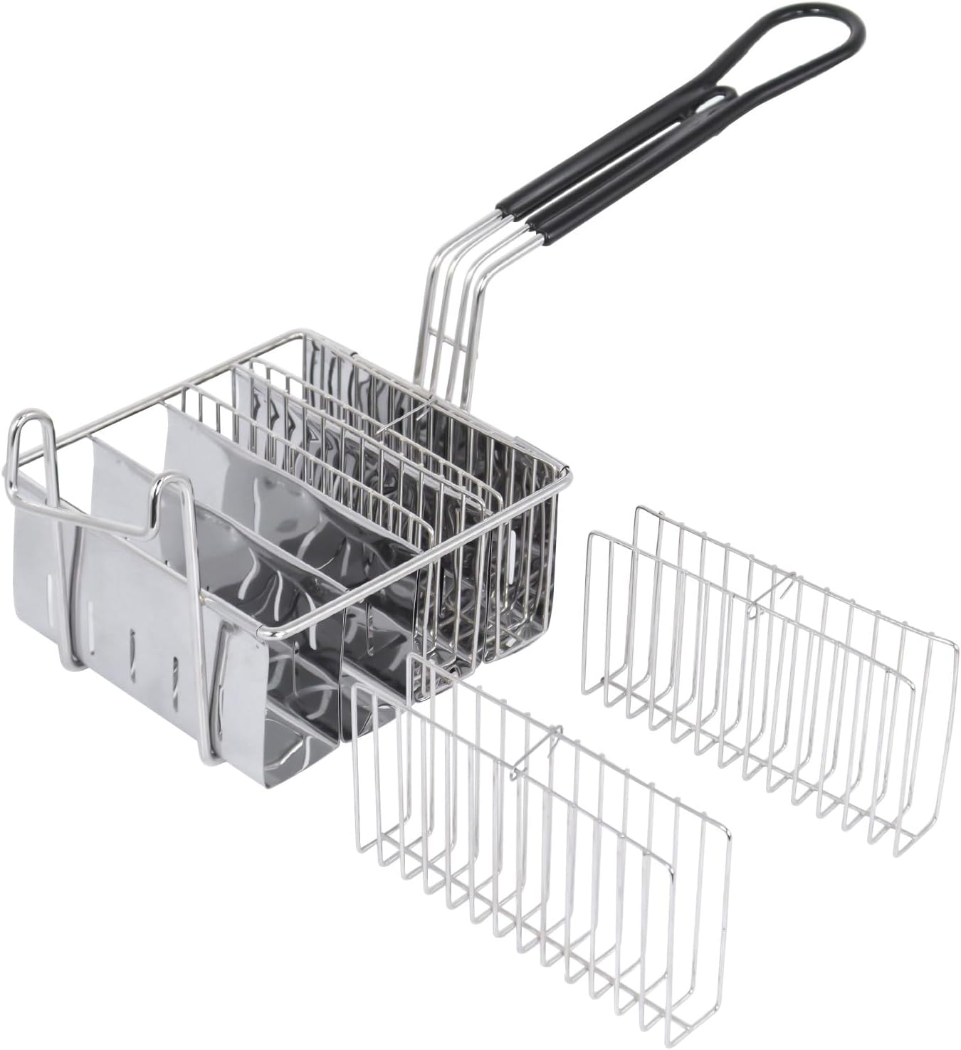 Skiennix Taco Fryer Basket - Stainless Steel Deep Fryer with Handle for Perfect Taco Shells