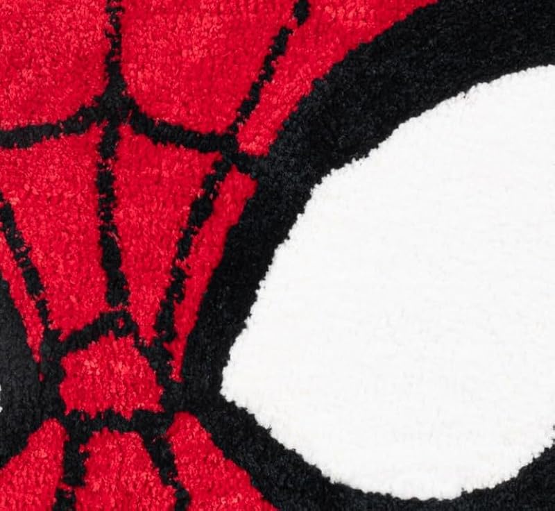 Spiderman Kids Bath Rug - Non-Slip, Soft Microfiber Bathroom Mat 20x30 - Red - Jay Franco
