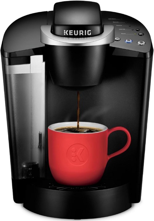 Keurig K-Classic Coffee Maker - Single Serve K-Cup Pod with 3 Brew Sizes & 48oz Reservoir - Black