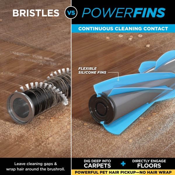Shark Lift-Away Upright Vacuum - PowerFins & Self-Cleaning Brushroll | Anti-Allergen Technology, Eggplant