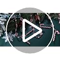 WHQXFDZ 9 Ft Christmas Candy Cane Garland - Shatterproof Plastic Candy Bead Decor