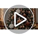Christmas Velvet Ball Ornaments - Beige, Light Brown & Dark Brown, 4 Inches, 6 Pack