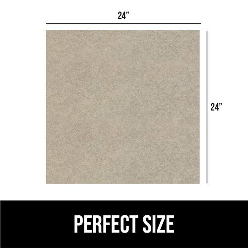 GORILLA GRIP LeakGuard Non-Adhesive Under Sink Mat for Kitchen Cabinet, Waterproof Quick Dry Shelf Liner, Durable Absorbent Felt Mats for Bathroom Sinks, Cabinets, Dresser, Easy to Trim, 24x24 Beige