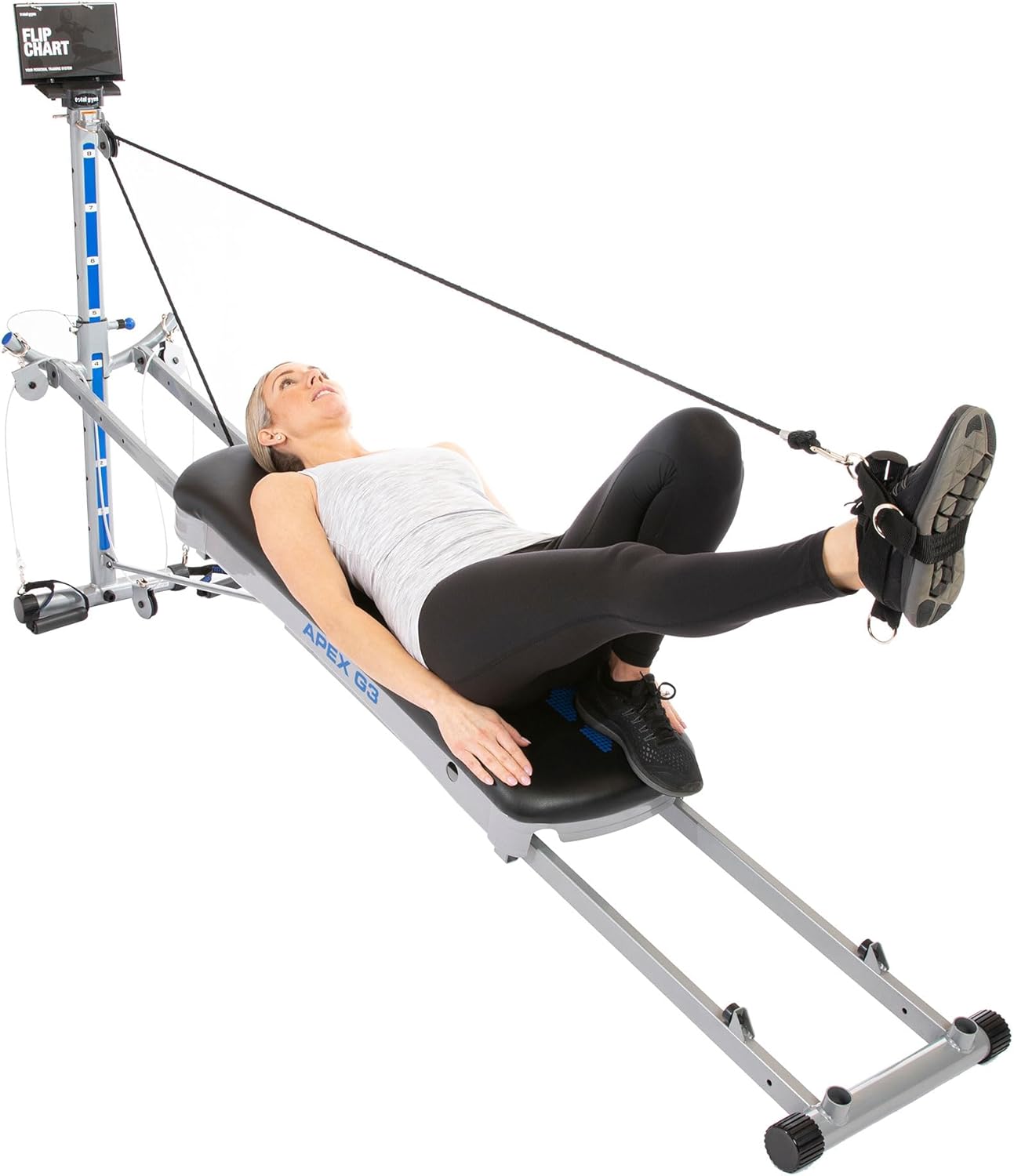 Total Gym Apex G3 - Incline Bodyweight Training Machine with 8 Resistance Levels & Squat Stand