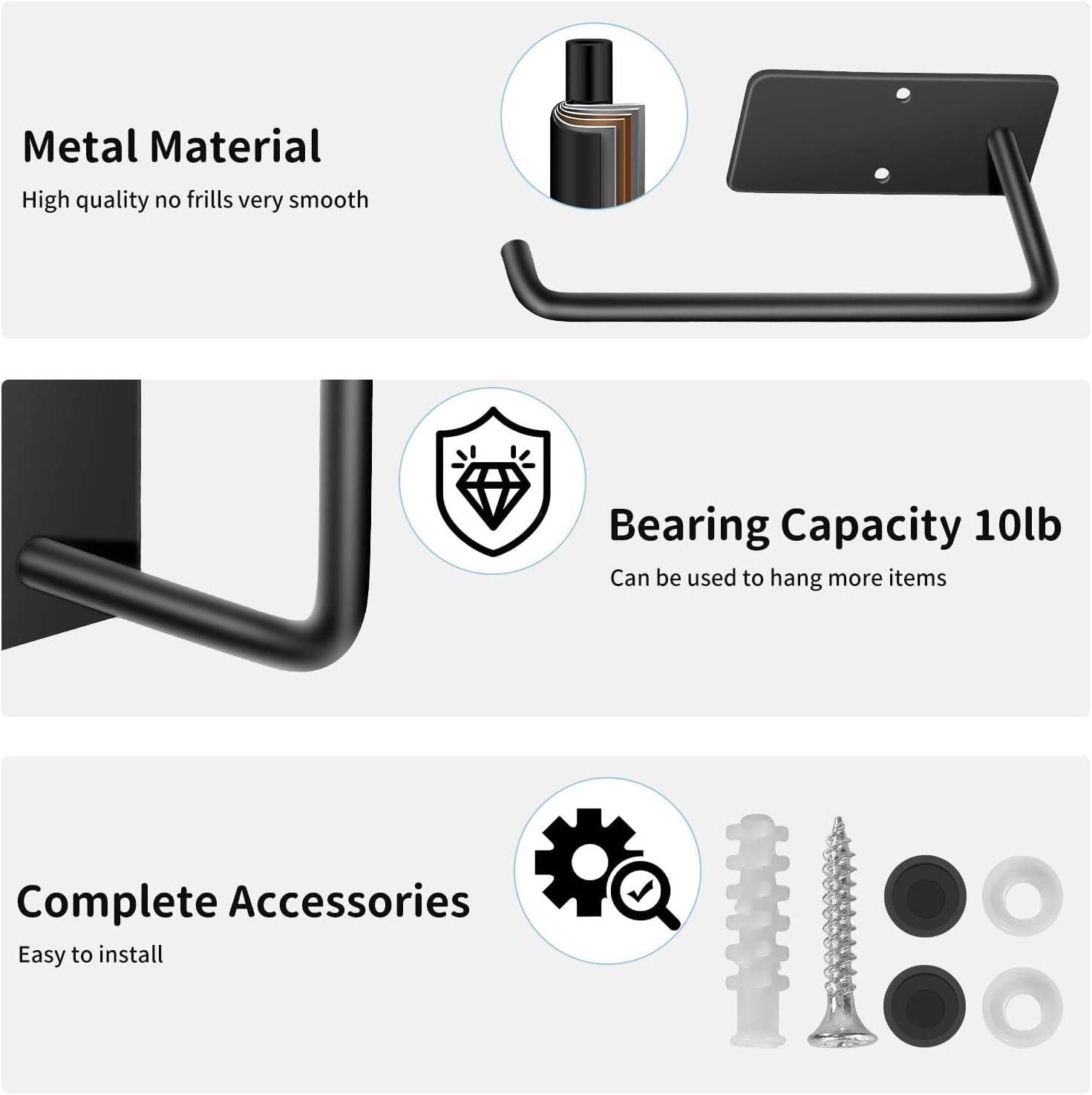 Stainless Steel Hat Racks by [Brand Name] - 2 Pack Adhesive Hooks for Baseball Caps | Holds Over 20 Hats