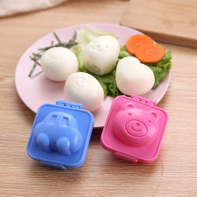 8-Piece Square Hard-Boiled Egg and Sushi Rice Mold Set