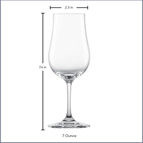 SCHOTT ZWIESEL Bar Special Whiskey Nosing Glass (Set of 6), Nosing Tasting Glass for Whiskey, Dishwasher-Safe Tritan Crystal Glasses, Made in Germany (7 Ounce)