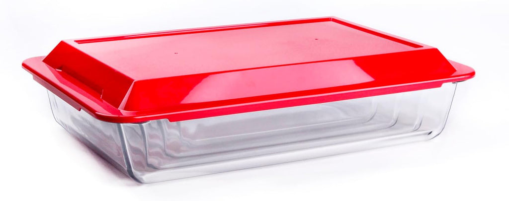 Tempered Glass Baking Pan Set by [Brand Name] - 8-Piece Set with BPA-Free Lids | Oven, Microwave & Dishwasher Safe - 1L to 4.2L Sizes