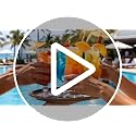 Khen 6 Pack 14oz Hurricane Glasses - Clear Tulip Drinkware for Cocktails, Juices, Water, Tropical Beverages