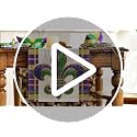 Artoid Mode Iris Stripes Mardi Gras Table Runner 13x36 Inch Holiday Decor