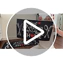 2-Piece Farmhouse Kitchen Rug Set, Black and White Rustic Floor Mats