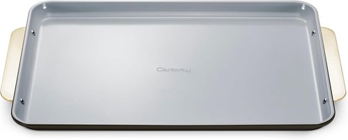 Caraway Non-Stick Ceramic Baking Sheet - Non-Toxic & PTFE Free - Ideal for Baking & Roasting - Large (18" x 13") - Black