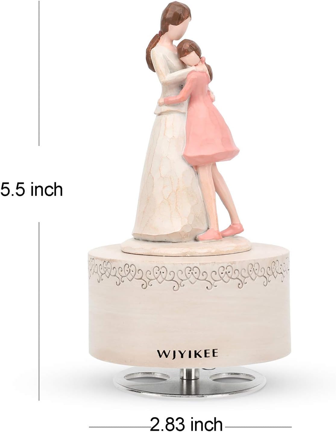 Skiennix Music Box - Charming Sculpted Figure Gift for Mom | Perfect for Mother's Day, Birthdays & Thanksgiving