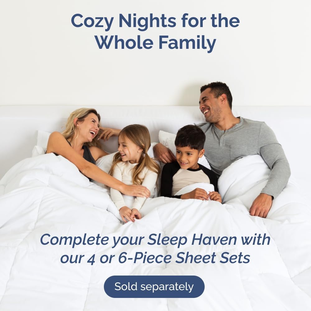 Skiennix Standard Pillow Cases Set of 2 | Ultra-Soft Hotel Quality, Wrinkle-Free, Navy Blue