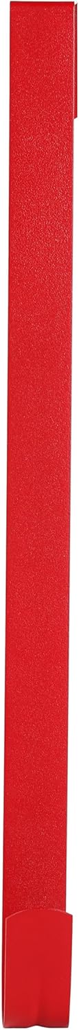 Sattiyrch 15" Wreath Hanger - Sturdy Steel Over The Door Hook for Front Door (Red, 4")