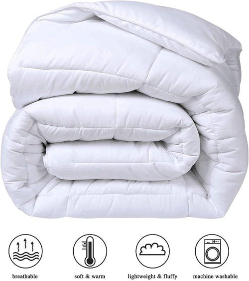 COHOME King Size Cooling Comforter - Luxury All-Season Quilted Down Alternative Duvet Insert | Breathable & Reversible, 92 x 102 Inches