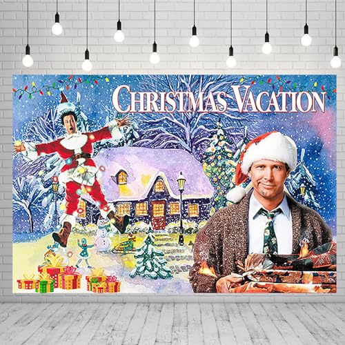 Christmas Movie Backdrop Banner for Party Decorations 59x38in - Dahick