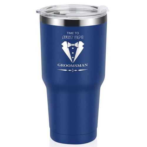 Pengtai Groomsmen Tumbler Gift for Wedding Bachelor Party Proposals - 30oz