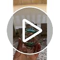 Egyptian Glass Christmas Ornament - Handcrafted Emerald Green & Gold Decor