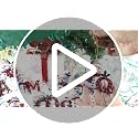QETRABONE Snowman Christmas Ornaments - Flat Letter Decor for Tree, L (Set of 26)