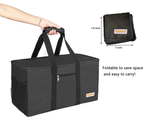 Dongawin Extra Large Utility Tote, Waterproof Beach & Picnic Bag, Foldable & Reusable Storage（2pack）