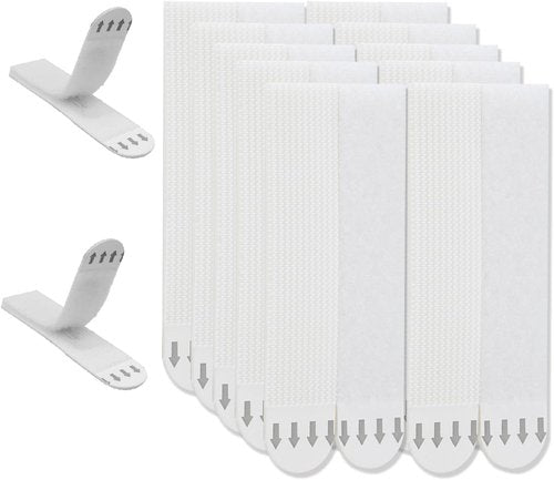 Gisde Heavy-Duty Picture Hanging Strips - 16 Pairs (32 Strips) No-Damage Adhesive Wall Hangers
