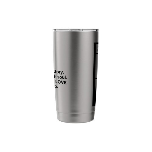 Black Love Sipping Stainless Steel Insulated Tumbler