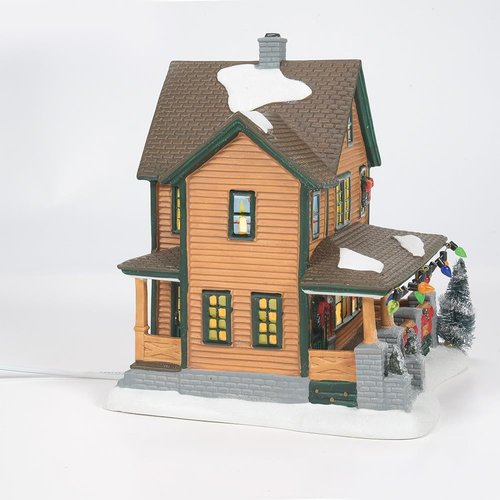 Department 56 Ralphie's House | Lit Christmas Village Decor - 7.24-Inch Size
