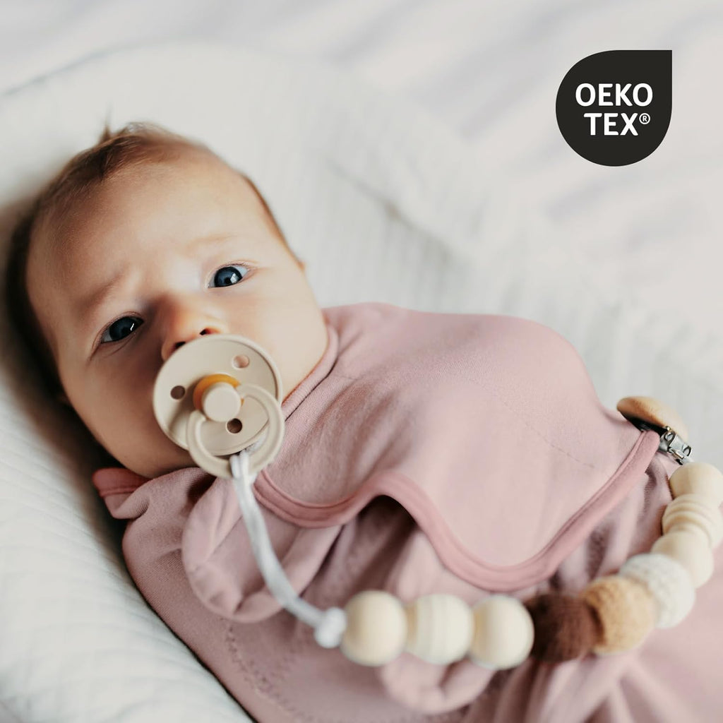 Skiennix Organic Baby Swaddle Sleep Sacks - 100% Cotton, Soft & Snug 2-Pack for Newborns 0-3 Months