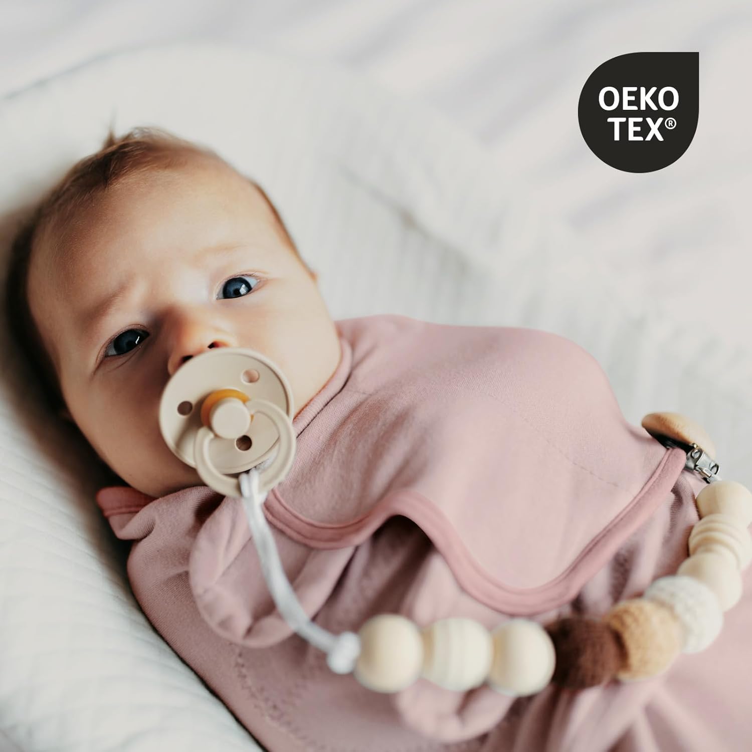 Skiennix Organic Baby Swaddle Sleep Sacks - 100% Cotton, Soft & Snug 2-Pack for Newborns 0-3 Months