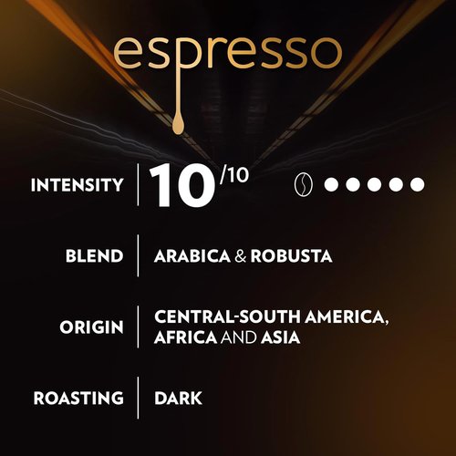 Lavazza Espresso Whole Bean - Dark Roast Arabica & Robusta Blend, 2.2 lb Bag