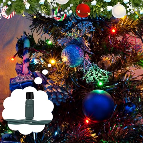 Maasechs 200pcs No Glow Halloween Light Cover for 5mm LED String Lights - Christmas Decorations