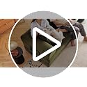 79-Inch Convertible Sofa Bed, Modular Corduroy Sleeper Couch