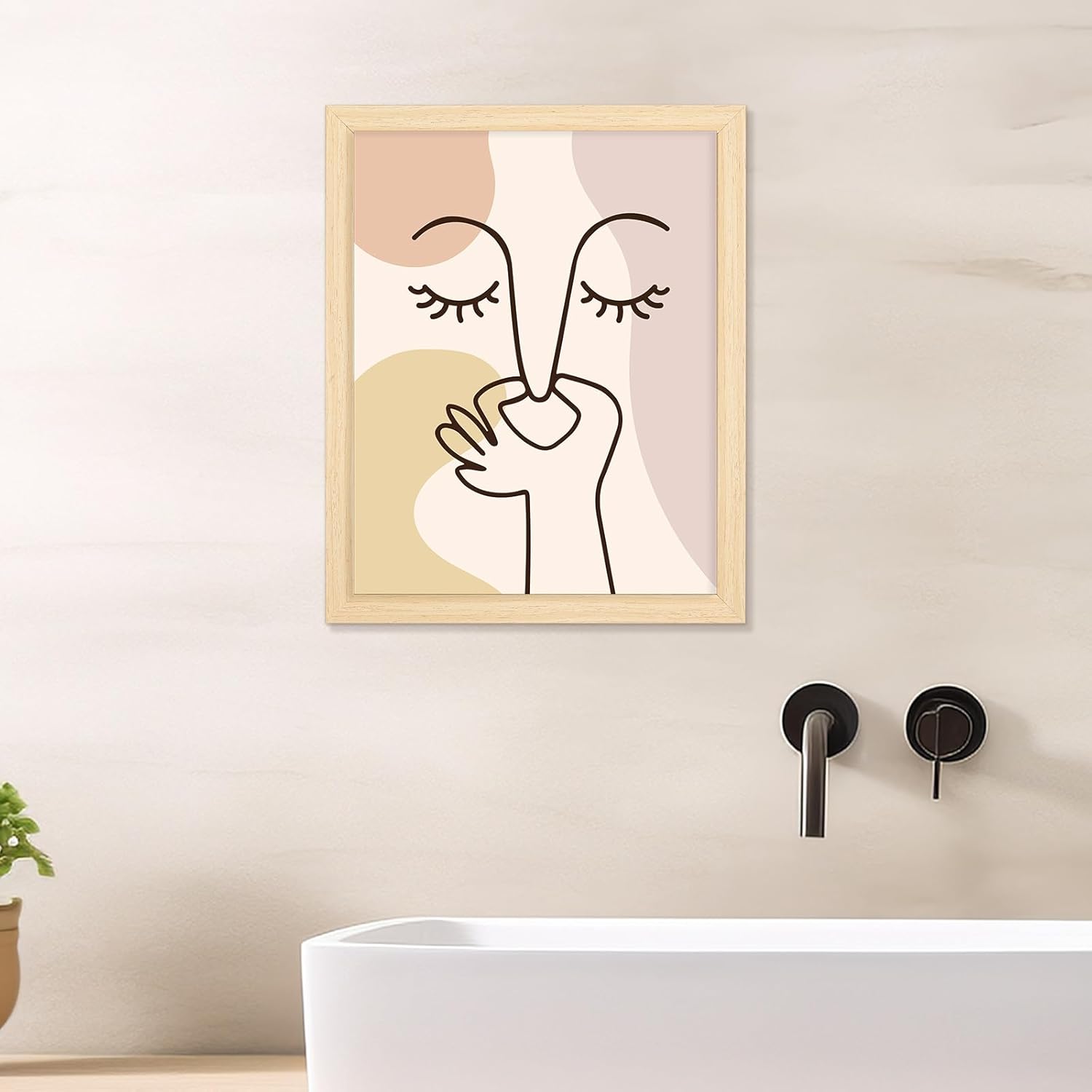 TUXVAKY Boho Bathroom Wall Art - Funny Decor Signs for a Unique Touch | Perfect Gift Idea