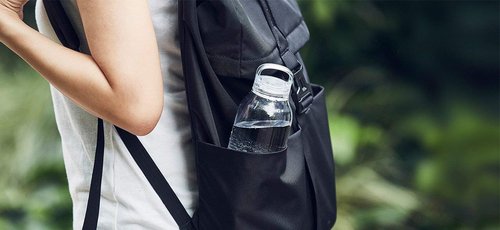 KINTO 20392 Water Bottle, 16.9 fl oz (500 ml), Amber, Lightweight, Dishwasher Safe, My Bottle