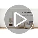 12x12 Inch Frameless Glass Mirror Tiles - DIY Wall Mounted Set (12 Pack)